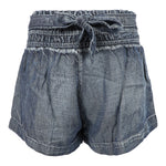 Tie Waist Smocked Top Denim Short - Denny's