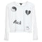 Allover Icons Long Sleeve Top - Denny's
