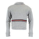 Long Sleeve Sweatshirt Elastic Bottom Red White and BlackTaping Middle - Denny's