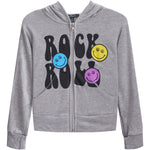 Rock N Roll Smileys Zip Hoodie - Denny's