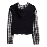 Plaid Hooded Jacket - Denny's
