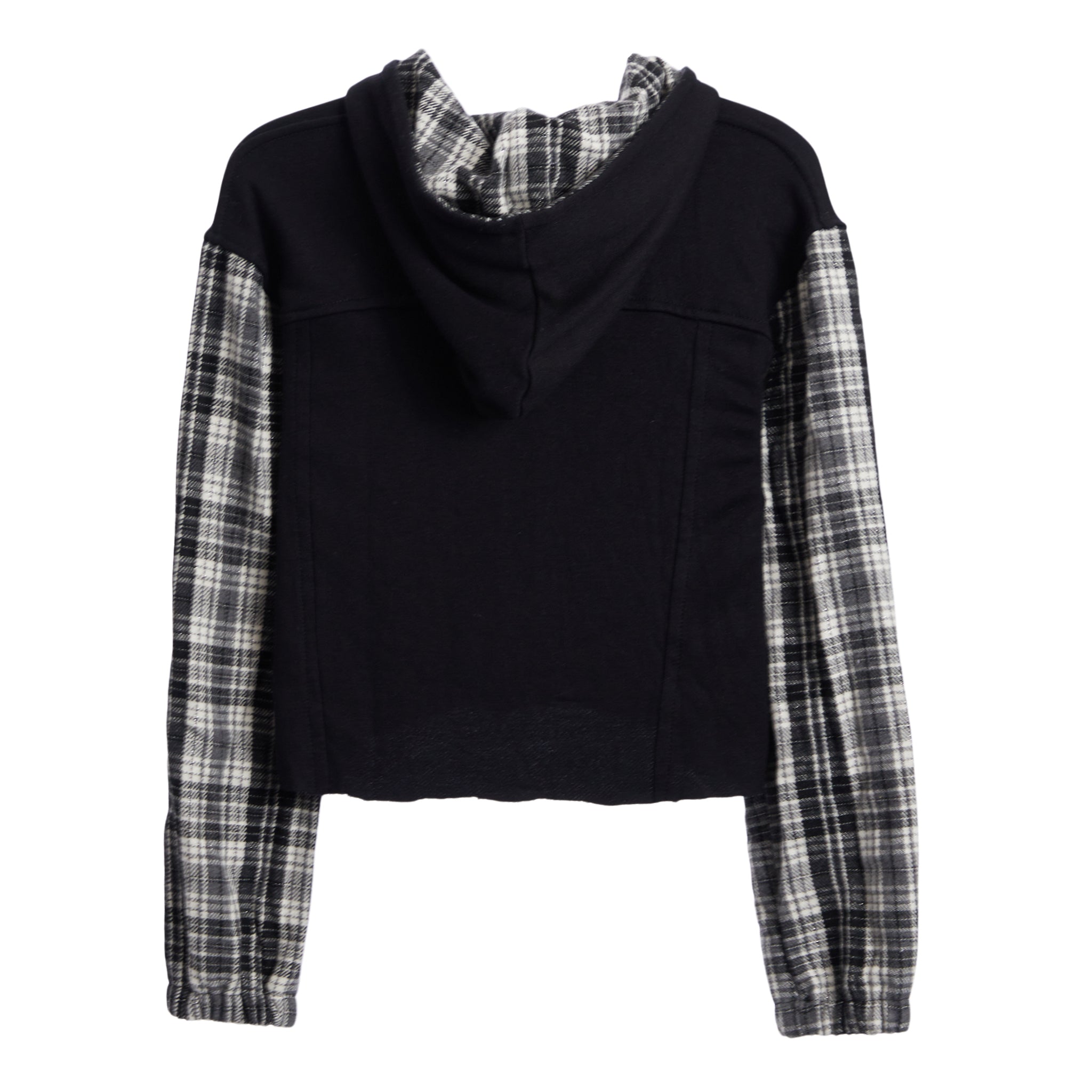 Plaid Hooded Jacket - Denny's