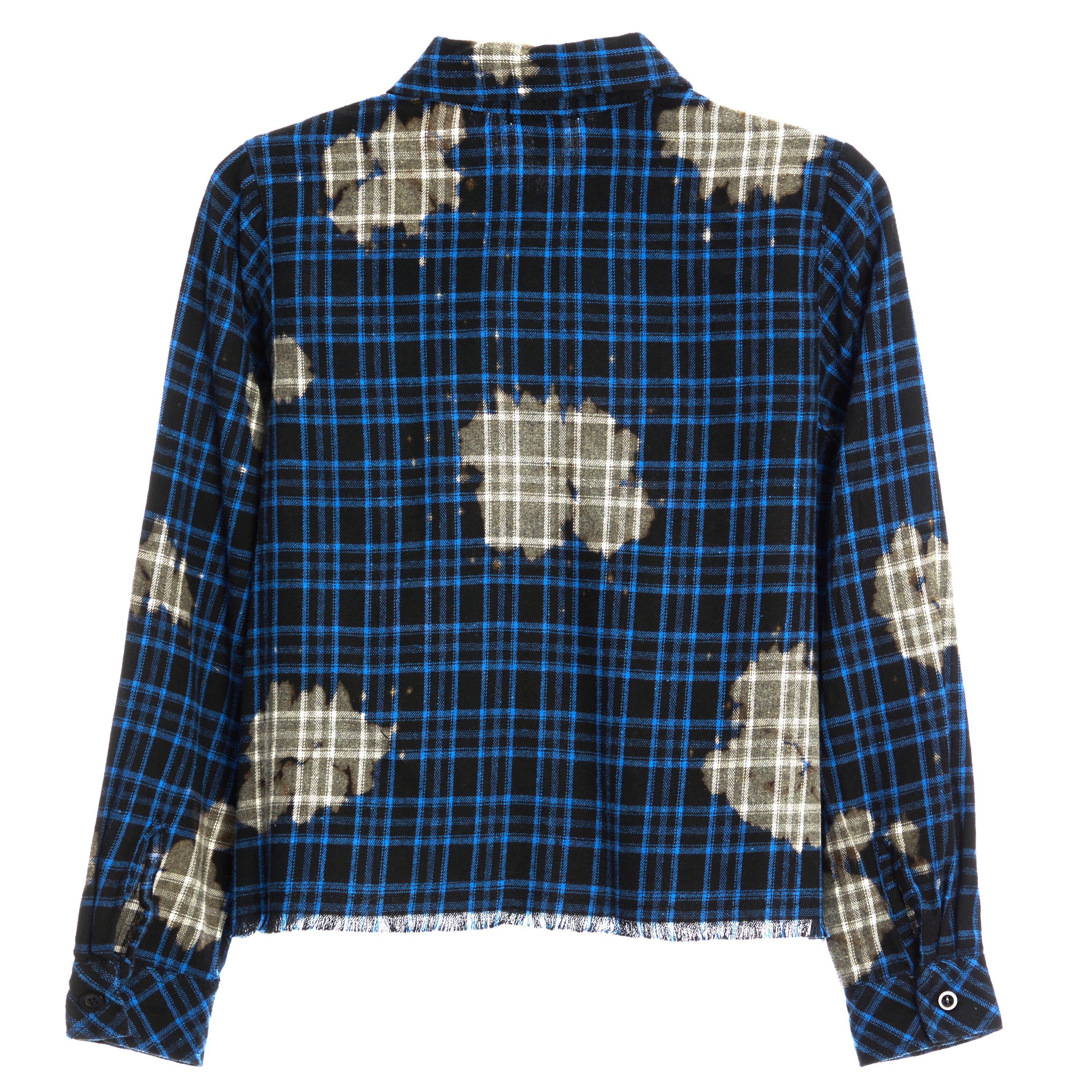 Icons Bleach Plaid Button Down Flannel - Denny's