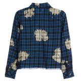 Icons Bleach Plaid Button Down Flannel - Denny's