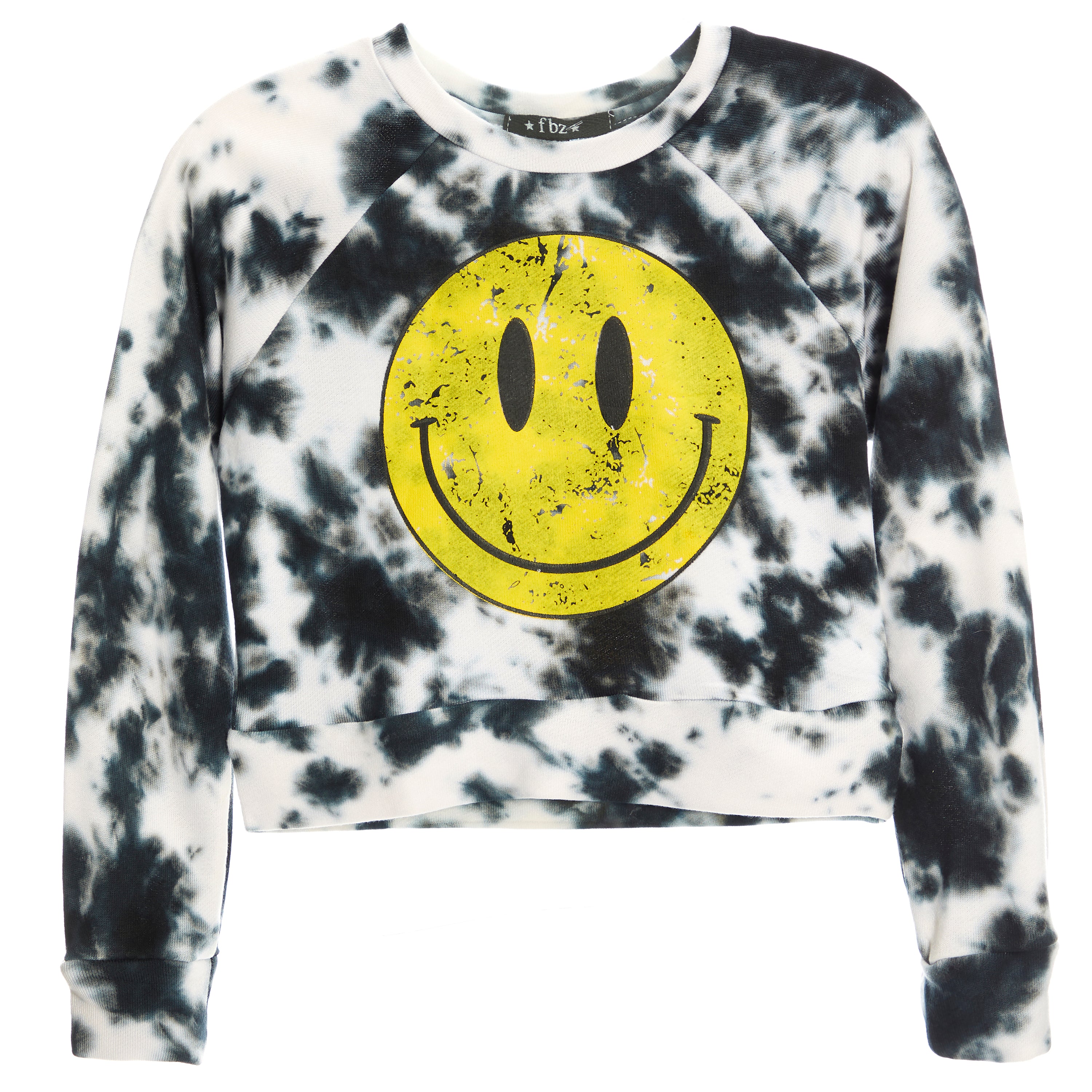 Yellow Smiley Tie Dye Sweatshirt - Denny's