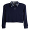 Plaid Collar Long Sleeve Top - Denny's