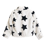 Allover Black Star Fur Jacket - Denny's