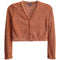 Fuzzy Crop Cardigan - Denny's