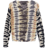 Tiger Tie Dye Distressed Sweater - Denny's