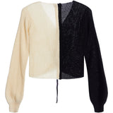 Cinch Front Colorblock Sweater - Denny's