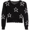 White Stars Distressed Sweater - Denny's