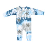 Grey Tie Dye Star Union Suit - Denny's