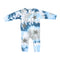 Grey Tie Dye Star Union Suit - Denny's
