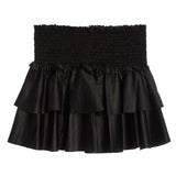 Pleather Smock Skirt - Denny's