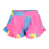 Neon Tie Dye Ruffle Short - Denny's