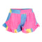 Neon Tie Dye Ruffle Short - Denny's