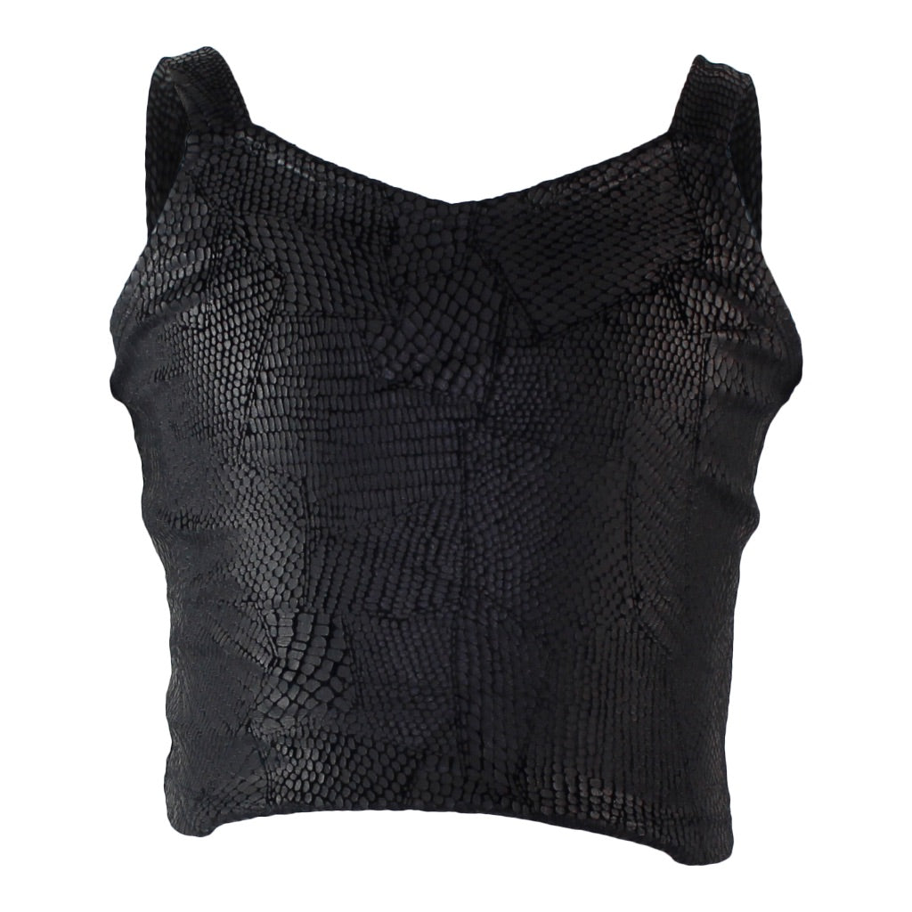 Black Snake Printed Tank - Denny's