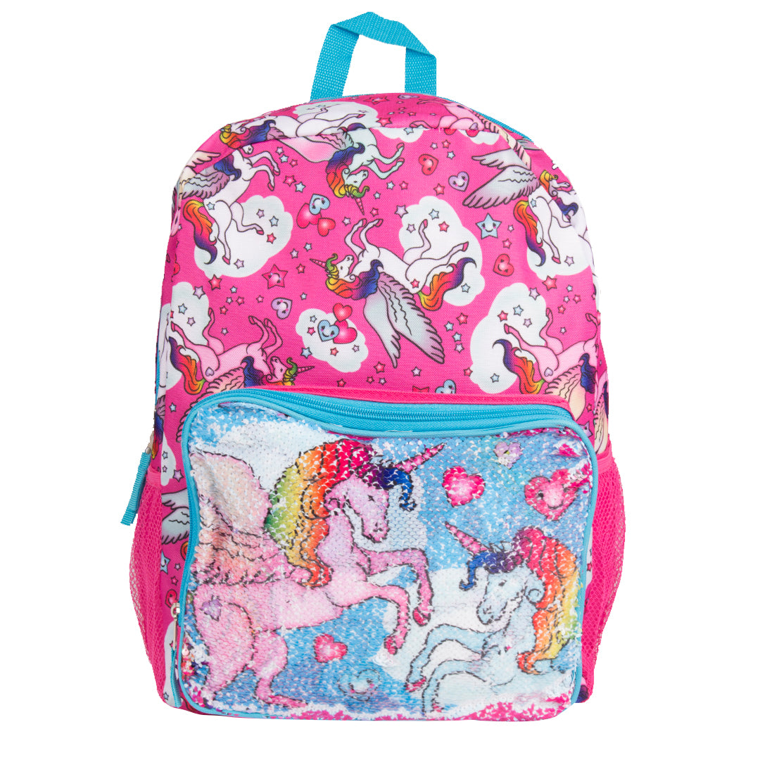 Unicorn Magic Sequin Pocket Backpack - Denny's