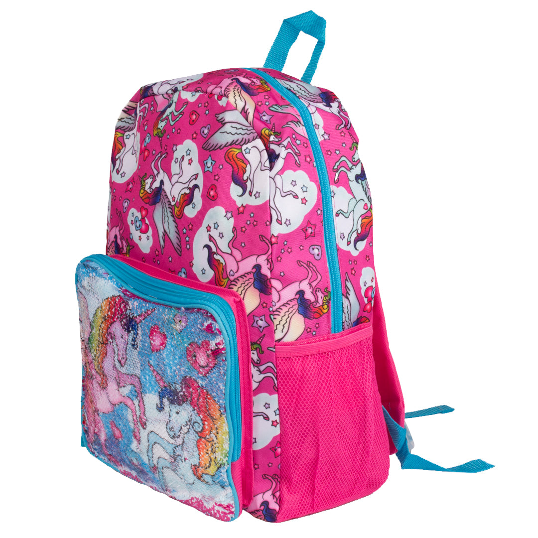 Unicorn Magic Sequin Pocket Backpack - Denny's