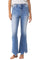 Super High Rise Uneven Cut Seam Flare - Denny's
