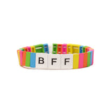 Neon Tile Bracelet BFF - Denny's