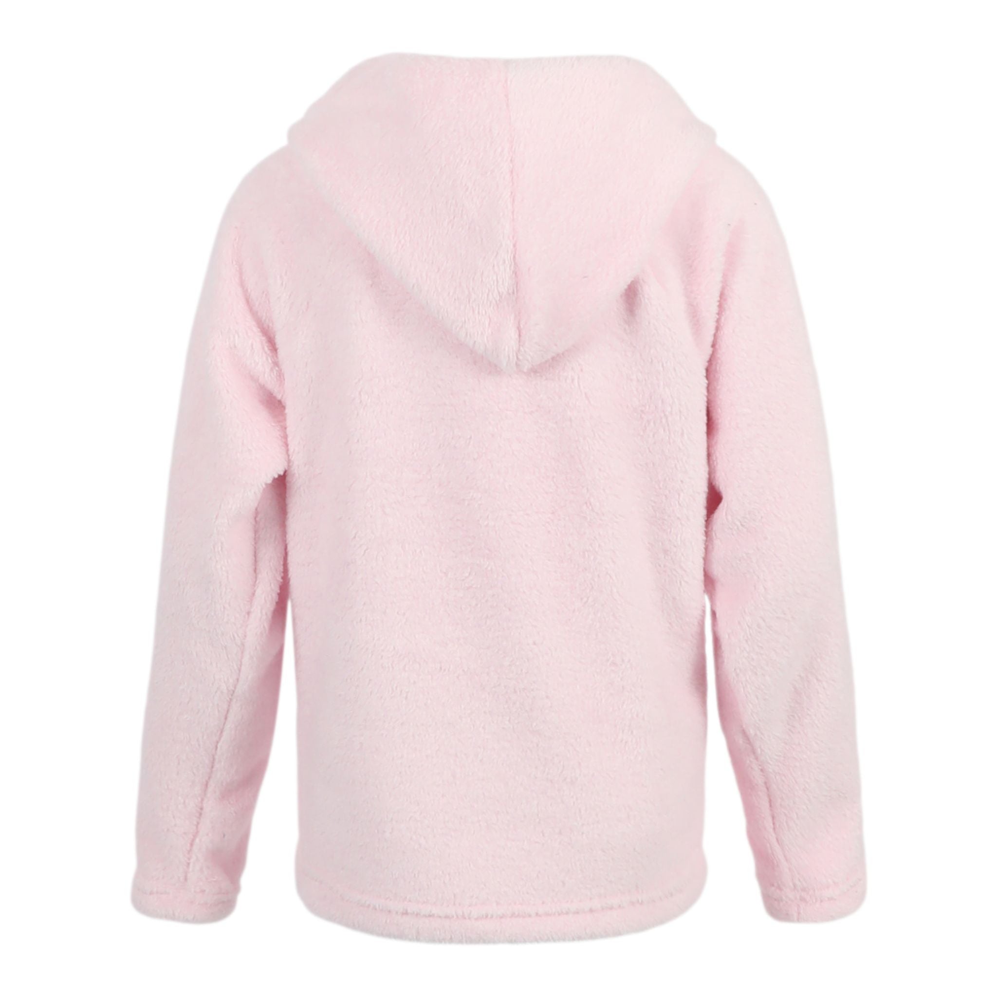 Glitter Love Pink Heart Fuzzy Hoodie - Denny's