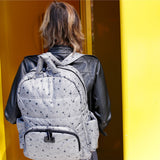 Heather Grey Stars Backpack - Denny's