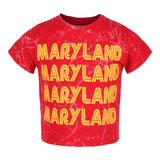 Short Sleeve Retro Bleach Maryland Tee - Denny's