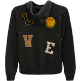 Love Smile Patch Hooded Sweatshirt - Denny's