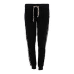Jogger with Leopard Print Trim - Denny's