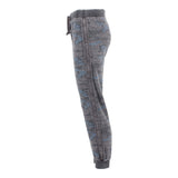 Grey Blue Camo Burnout Jogger - Denny's