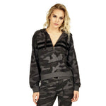 Camo Zip Hoodie with Velvet Taping - Denny's