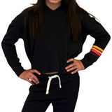 Burnout Hoody with Multi Stripe - Denny's