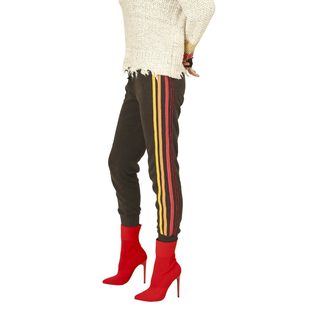 Burnout Jogger with Multi Stripe - Denny's