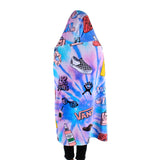 VSCO Girl Fuzzy Hooded Blanket - Denny's