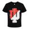 Indiana Varsity Split Splatter Crop Tee - Denny's