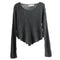 V Hem Cropped Sweater - Denny's