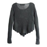 V Hem Cropped Sweater - Denny's