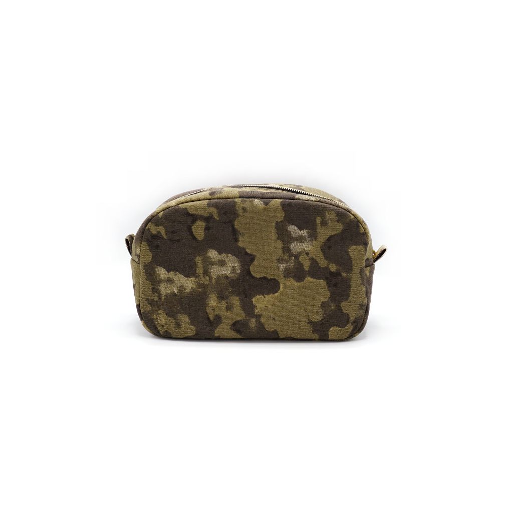Large Camo Cosmetic Bag with Love - Denny's
