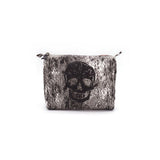 Snake Print Skull Cosmetic Bag - Denny's