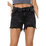 HR Frayed Waist Cut Off Short - Denny's