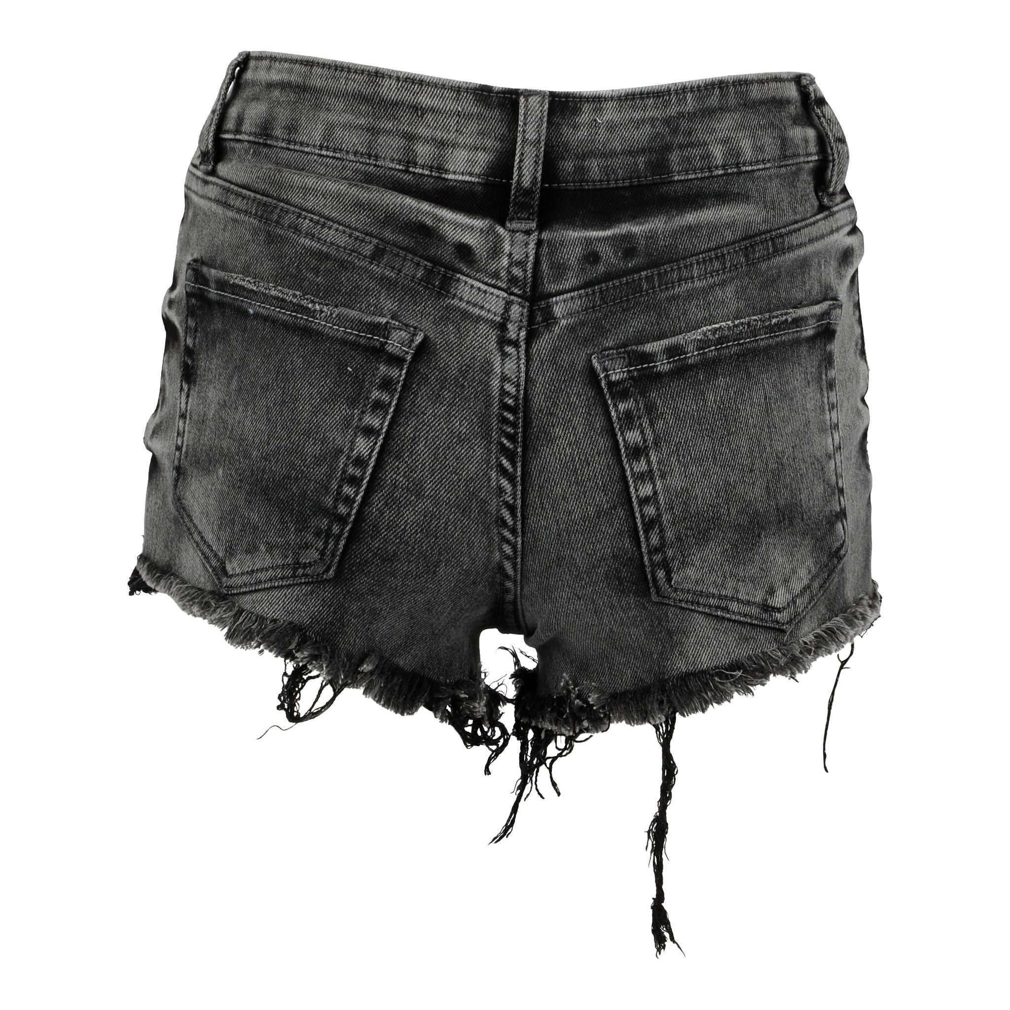 MR Distressed Buttonfly  Cut Off Short - Denny's