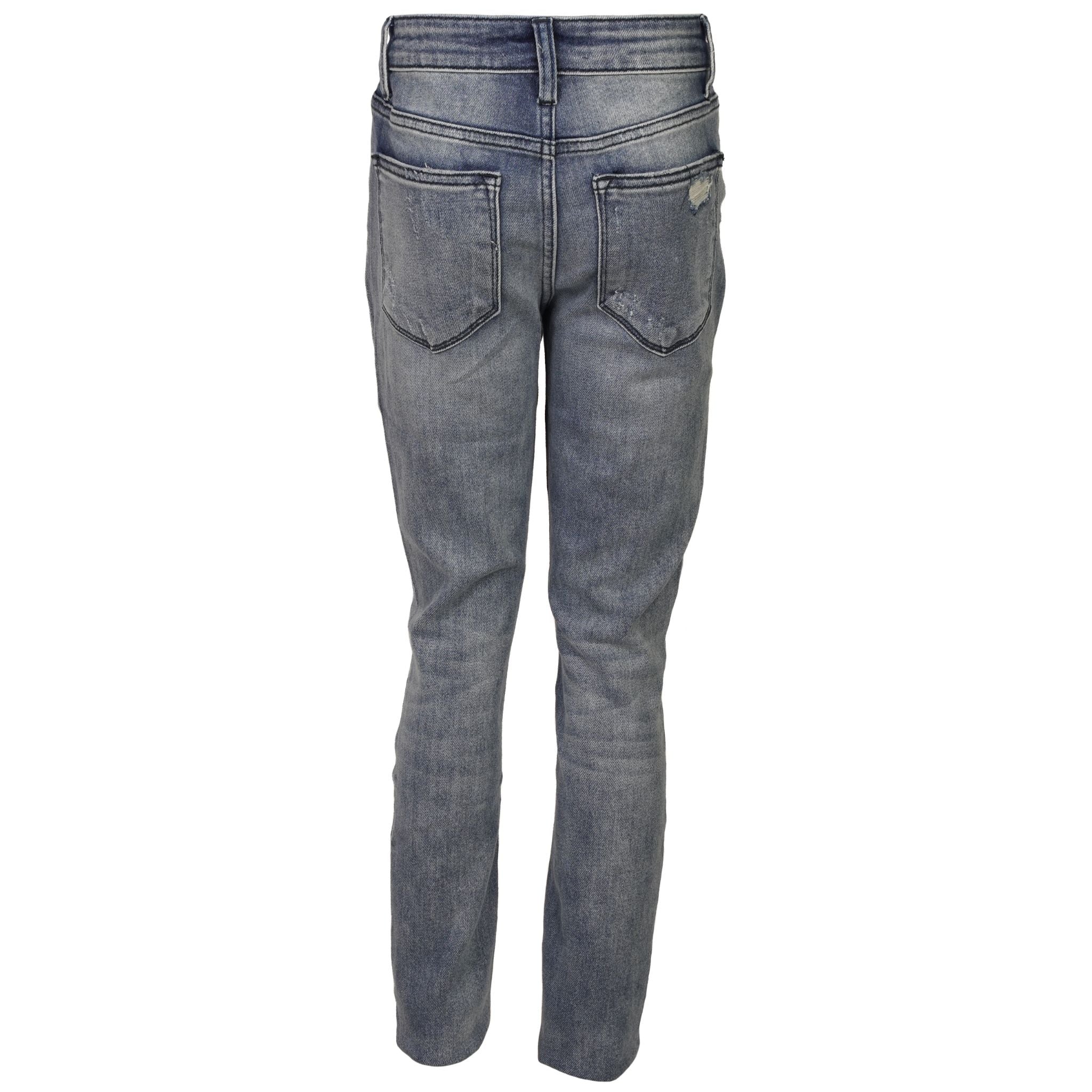 Mid Rise Distressed Ankle Skinny Jean - Denny's