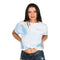 Cloud Wash Tie Front Small Logo Tee - Denny's