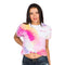 Cloud Wash Tie Front Small Logo Tee - Denny's