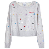 French Terry Splatter Sweatshirt - Denny's