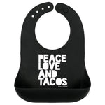 Peace Love and Tacos Bib - Denny's