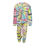 2 Piece Pastel Spider Tie Dye Zip Hoodie & Jogger - Denny's