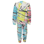 2 Piece Pastel Spider Tie Dye Zip Hoodie & Jogger - Denny's