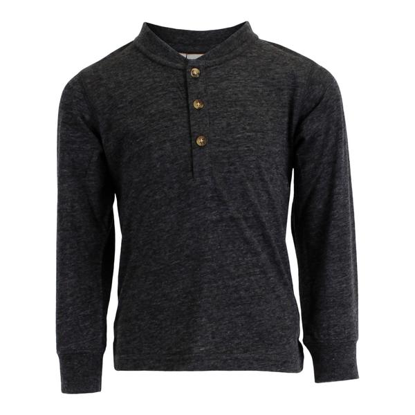 Long Sleeve Henley Tee - Denny's